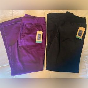 2 pairs of Cherokee Workwear Revolution Scrub pants.